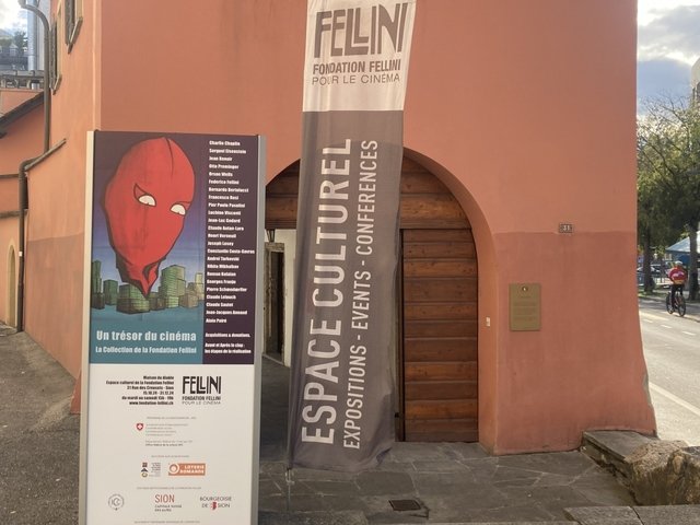 Vernissage de l'exposition Un Trésor du Cinéma - La Collection de la Fondation Fellini